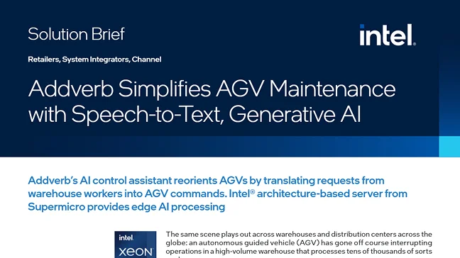Addverb Simplifies AGV Maintenance with Speech-to-Text, Generative AI