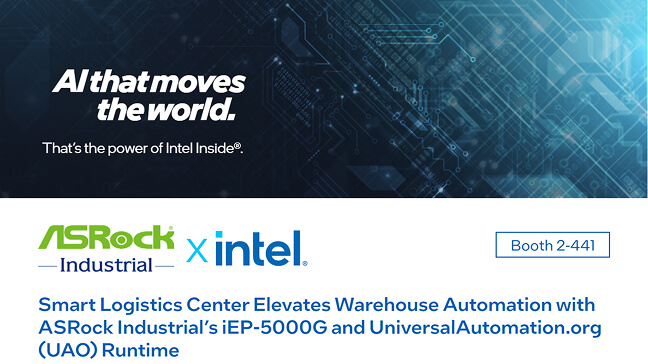 Smart Logistics Center Elevates Warehouse Automation with ASRock Industrial’s iEP-5000G and UniversalAutomation.org (UAO) Runtime