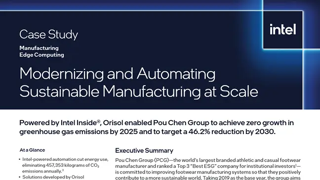 Modernizing and Automating Sustainable Manufacturing at Scale