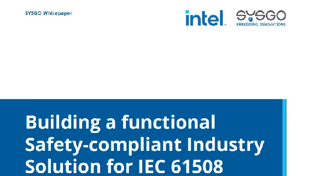 Building a functional Safety-compliant Industry Solution for IEC 61508