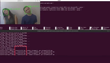 Detect faces and features with streaming media pipelines 