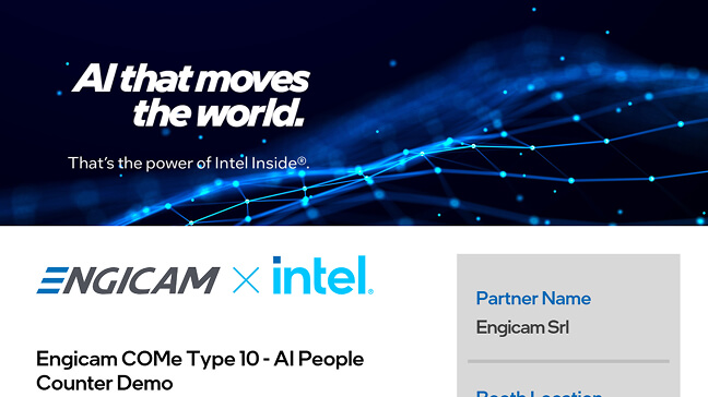 Engicam COMe Type 10 - AI People Counter Demo