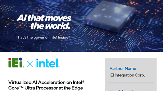 Virtualized AI Acceleration on Intel® Core™ Ultra Processor at the Edge