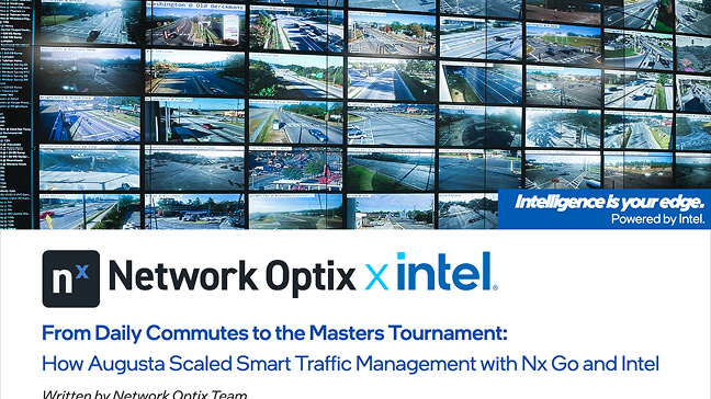 From Daily Commutes to the Masters Tournament: How Augusta Scaled Smart Traffic Management with Nx Go and Intel