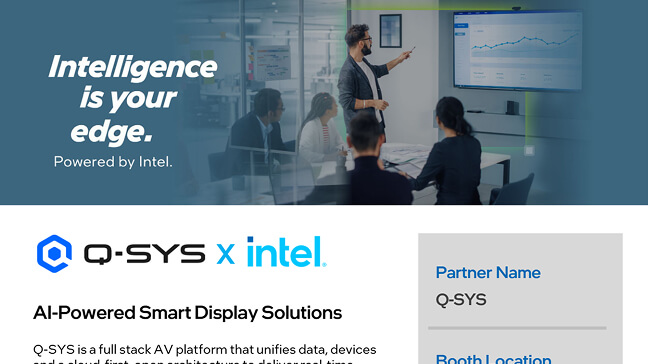 Q-SYS: AI-Powered Smart Display Solutions
