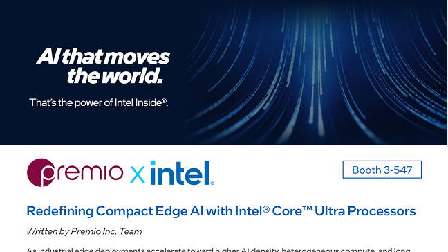 Redefining Compact Edge AI with Intel® Core™ Ultra Processors