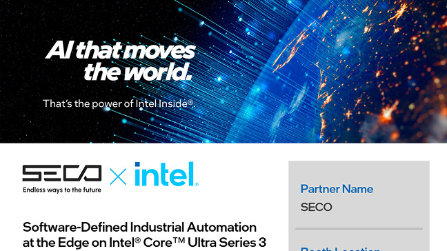 Software-Defined Industrial Automation at the Edge on Intel® Core™ Ultra Series 3 processors