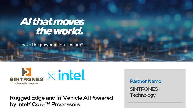 Rugged Edge and In-Vehicle AI Powered by Intel® Core™ Processors
