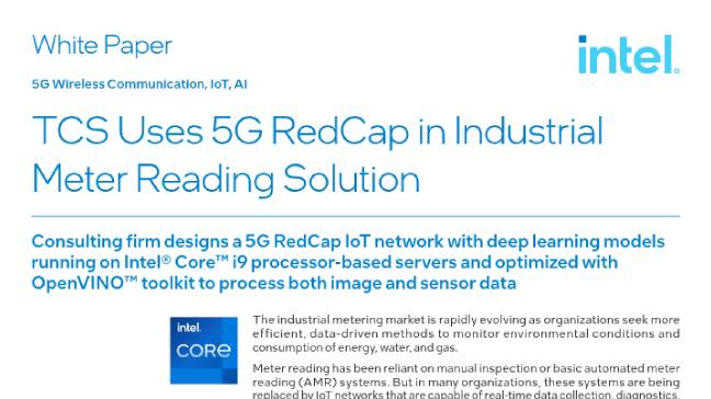 TCS Uses 5G RedCap in Industrial Meter Reading Solution